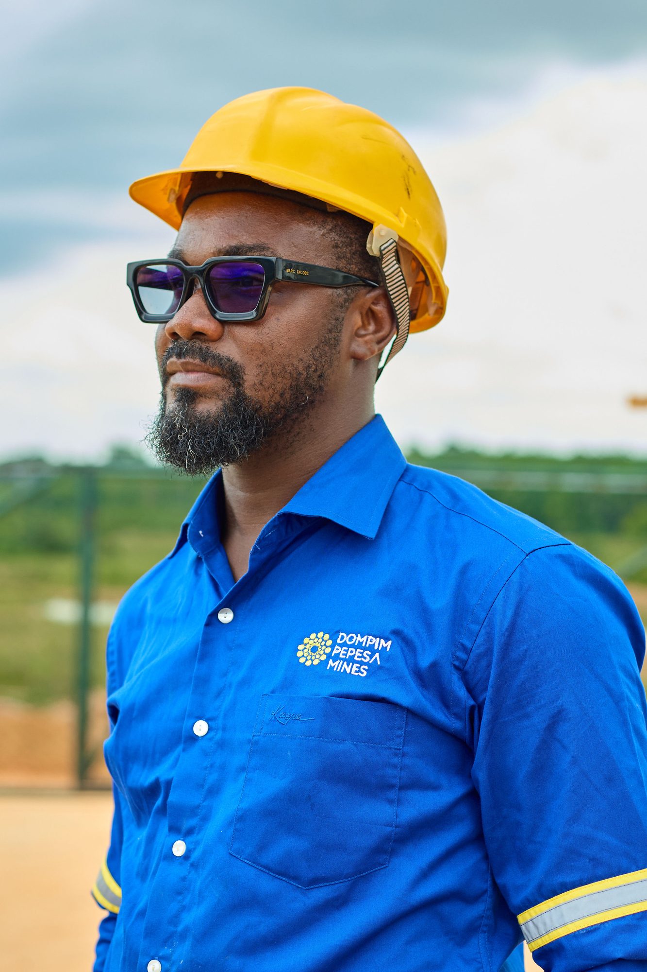 A member of Nova Mines leadership on site