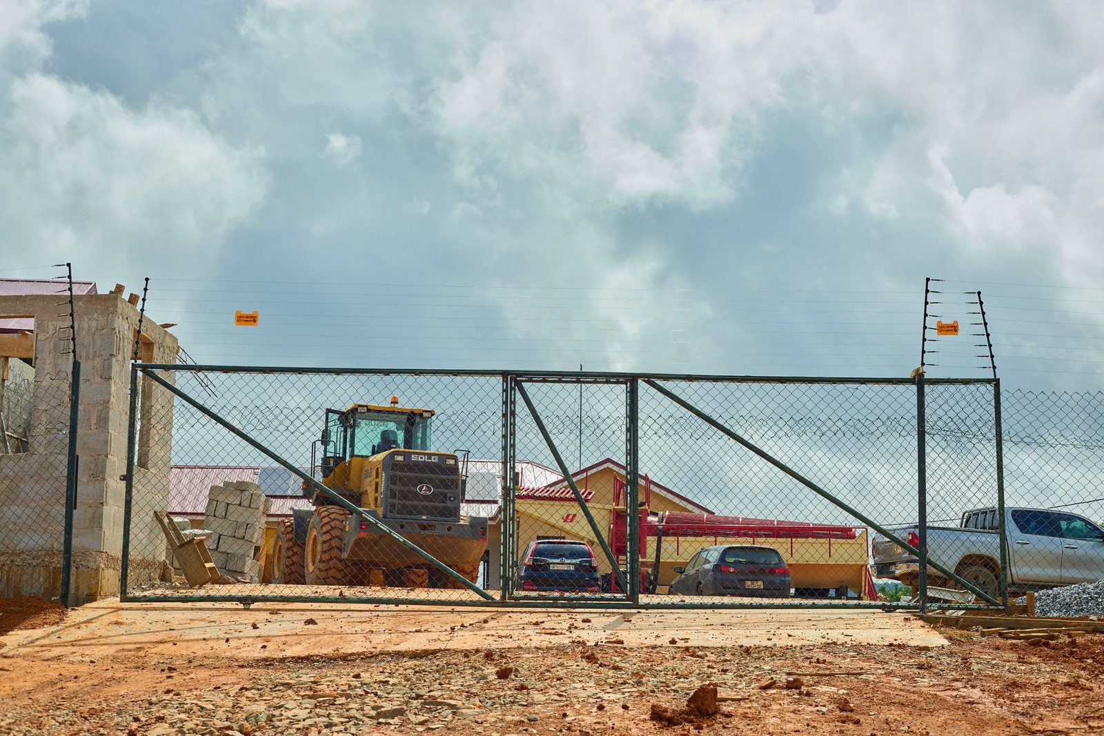 The site perimeter